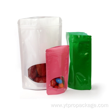 Custom Printed Logo Packaging Bag With Transparent Window